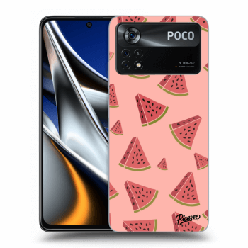 Picasee husă transparentă din silicon pentru Xiaomi Poco X4 Pro 5G - Watermelon
