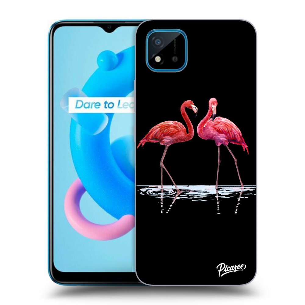 Picasee ULTIMATE CASE pentru Realme C11 (2021) - Flamingos couple