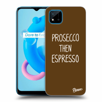Picasee husă neagră din silicon pentru Realme C11 (2021) - Prosecco then espresso