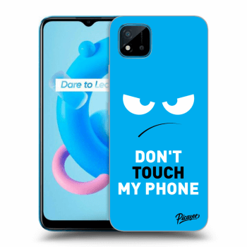 Picasee ULTIMATE CASE pentru Realme C11 (2021) - Angry Eyes - Blue