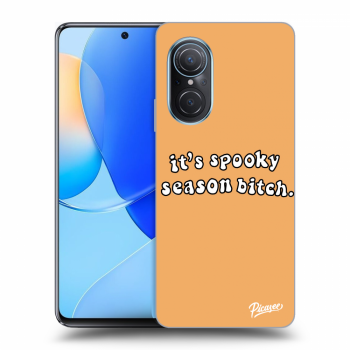 Picasee husă neagră din silicon pentru Huawei Nova 9 SE - Spooky season