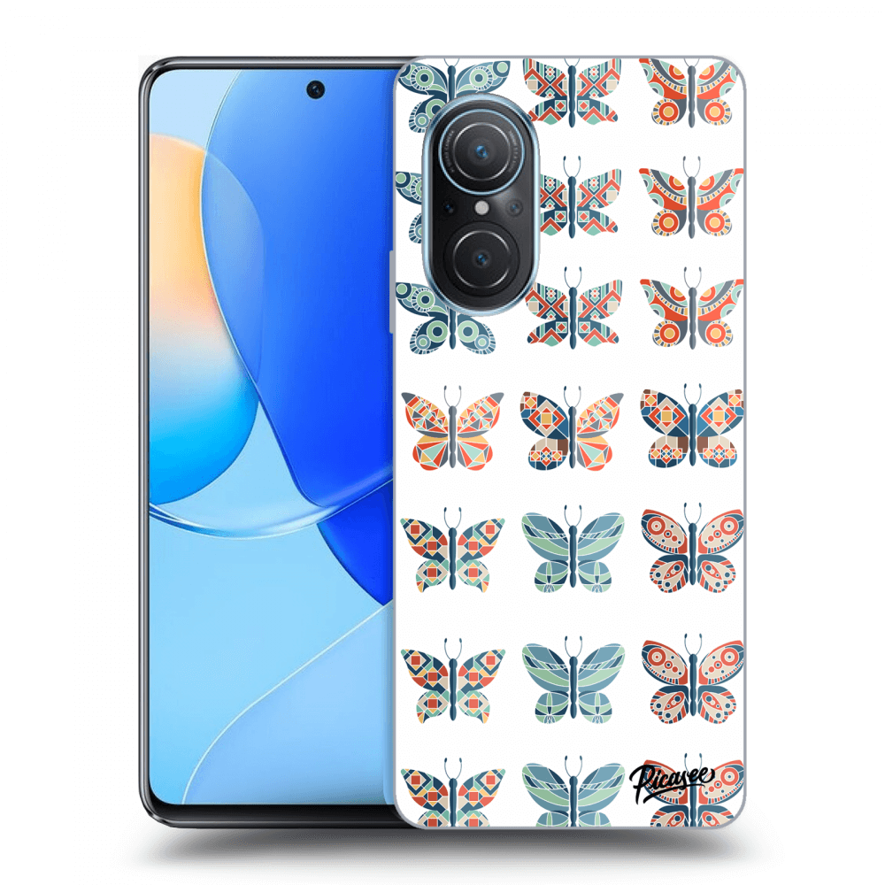 Picasee husă transparentă din silicon pentru Huawei Nova 9 SE - Butterflies