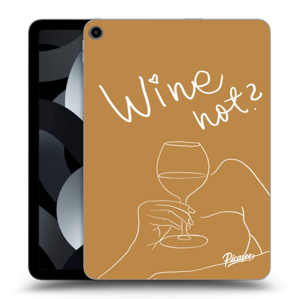 Picasee husă transparentă din silicon pentru Apple iPad Air 5 10.9" 2022 - Wine not