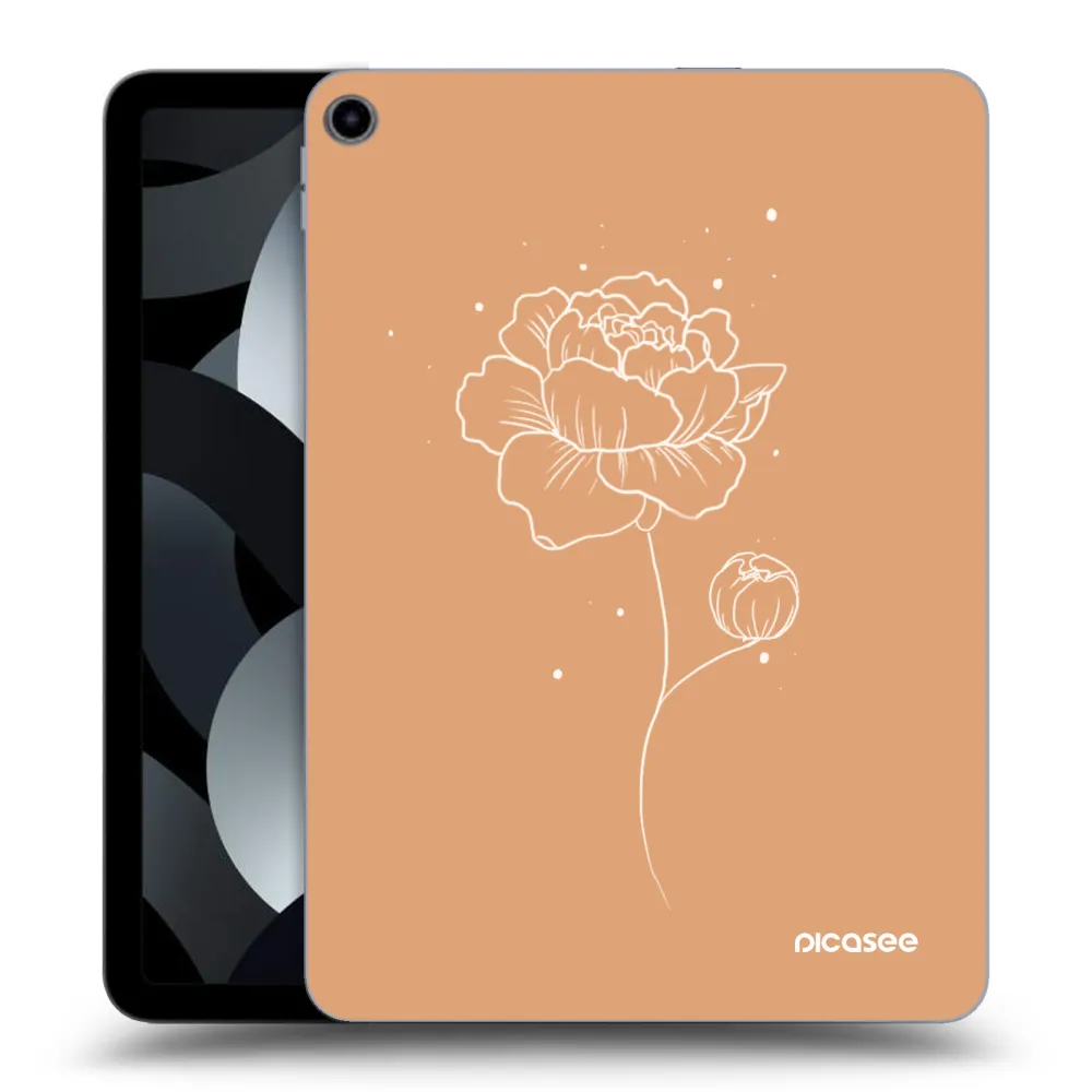 Picasee husă transparentă din silicon pentru Apple iPad Air 5 10.9" 2022 - Peonies