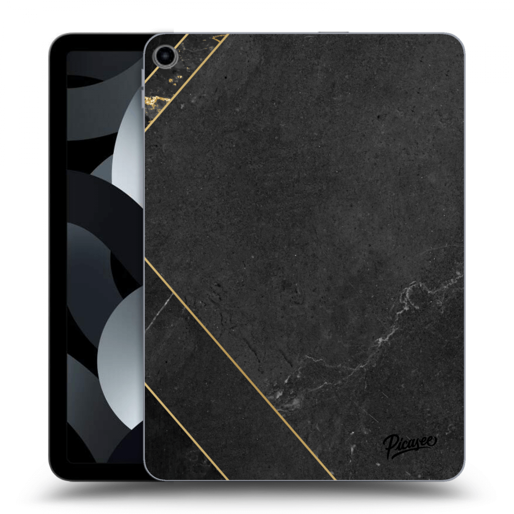 Picasee husă neagră din silicon pentru Apple iPad Air 5 10.9" 2022 - Black tile