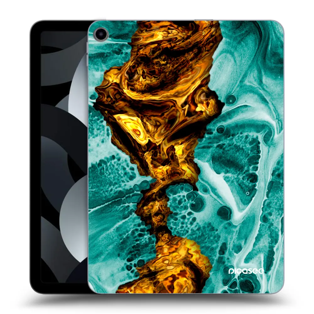 Picasee husă transparentă din silicon pentru Apple iPad Air 5 10.9" 2022 - Goldsky