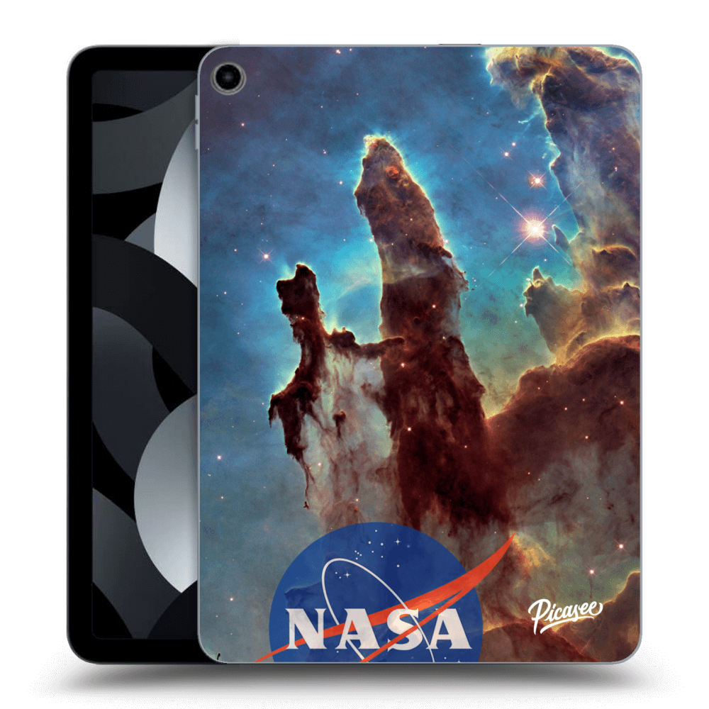 Picasee husă neagră din silicon pentru Apple iPad Air 5 10.9" 2022 - Eagle Nebula