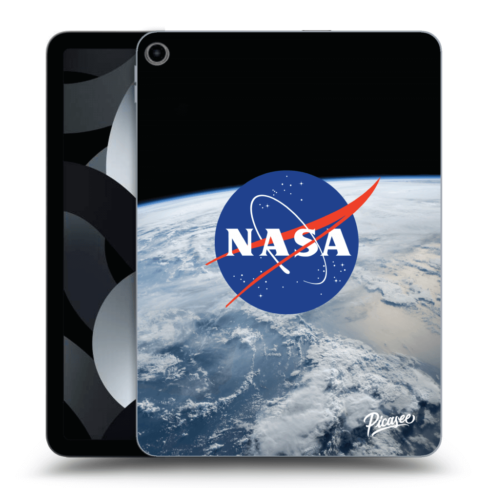 Picasee husă neagră din silicon pentru Apple iPad Air 5 10.9" 2022 - Nasa Earth