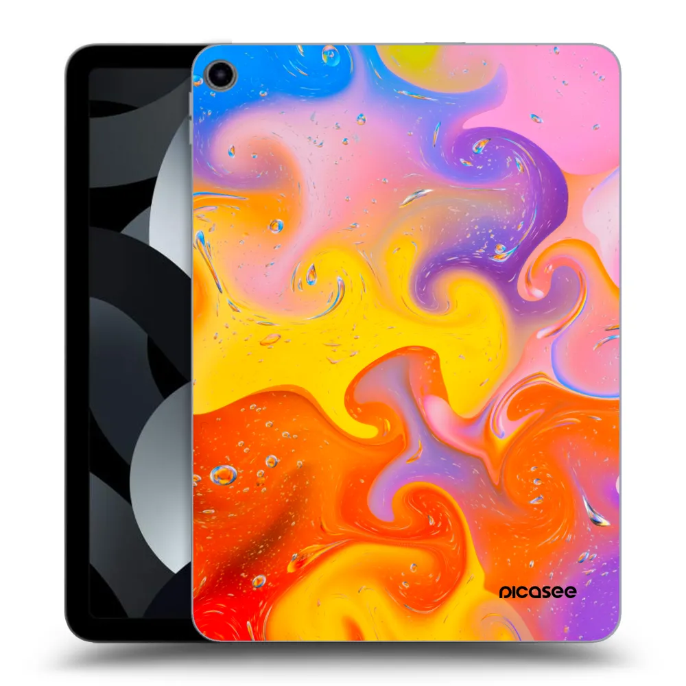 Picasee husă transparentă din silicon pentru Apple iPad Air 5 10.9" 2022 - Bubbles