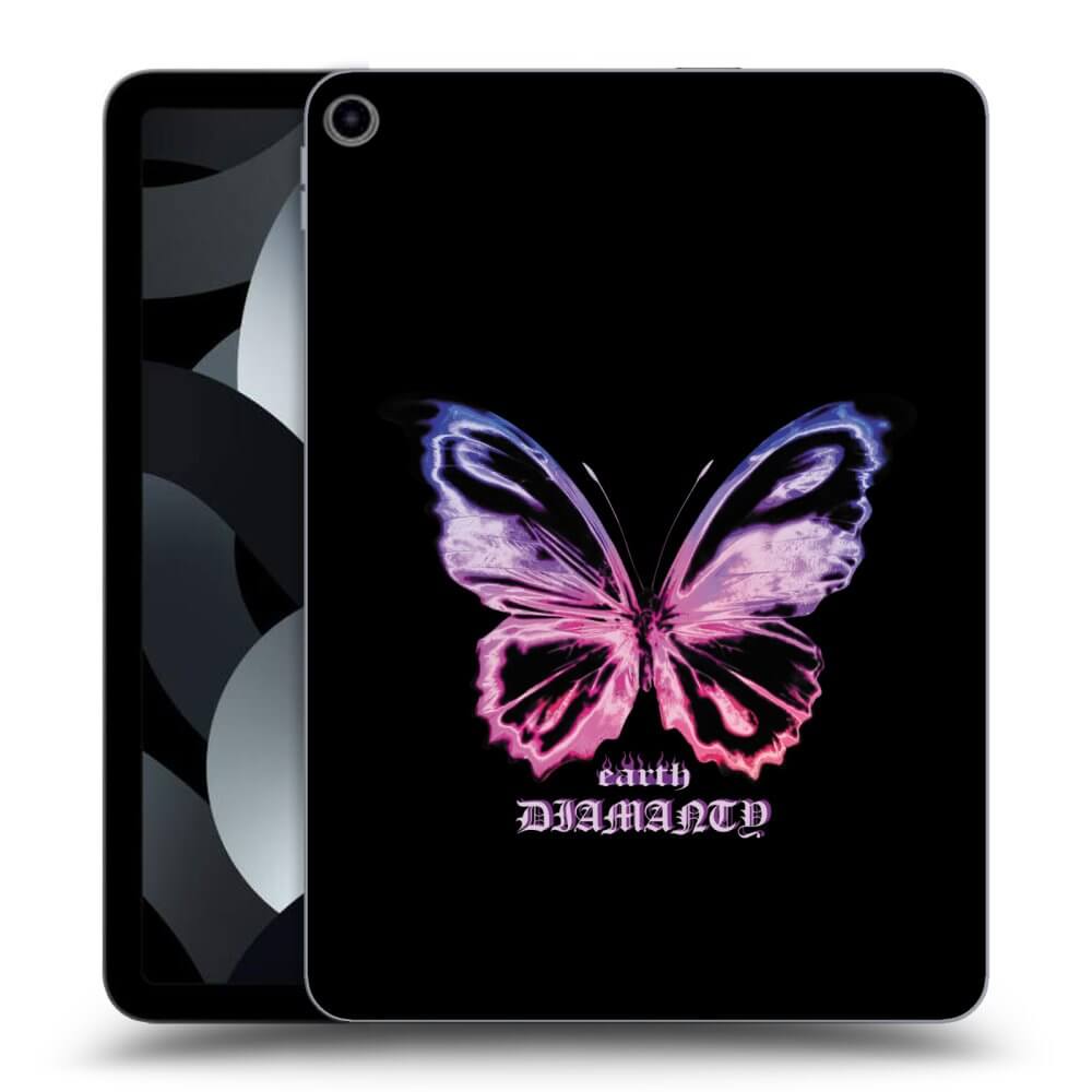 Picasee husă transparentă din silicon pentru Apple iPad Air 5 10.9" 2022 - Diamanty Purple