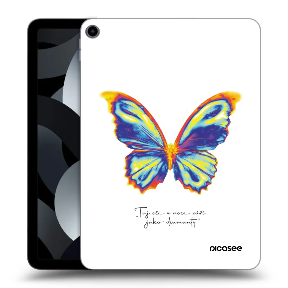 Picasee husă transparentă din silicon pentru Apple iPad Air 5 10.9" 2022 - Diamanty White