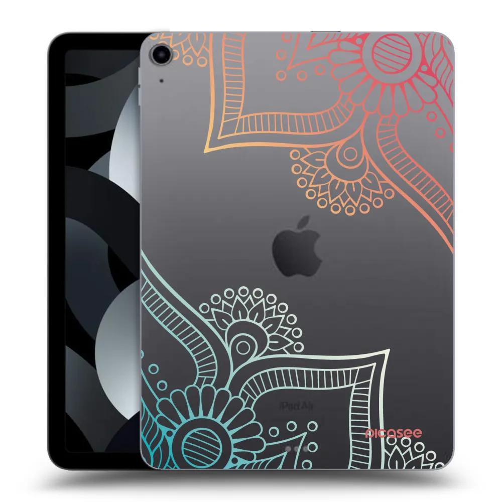 Picasee husă transparentă din silicon pentru Apple iPad Air 5 10.9" 2022 - Flowers pattern