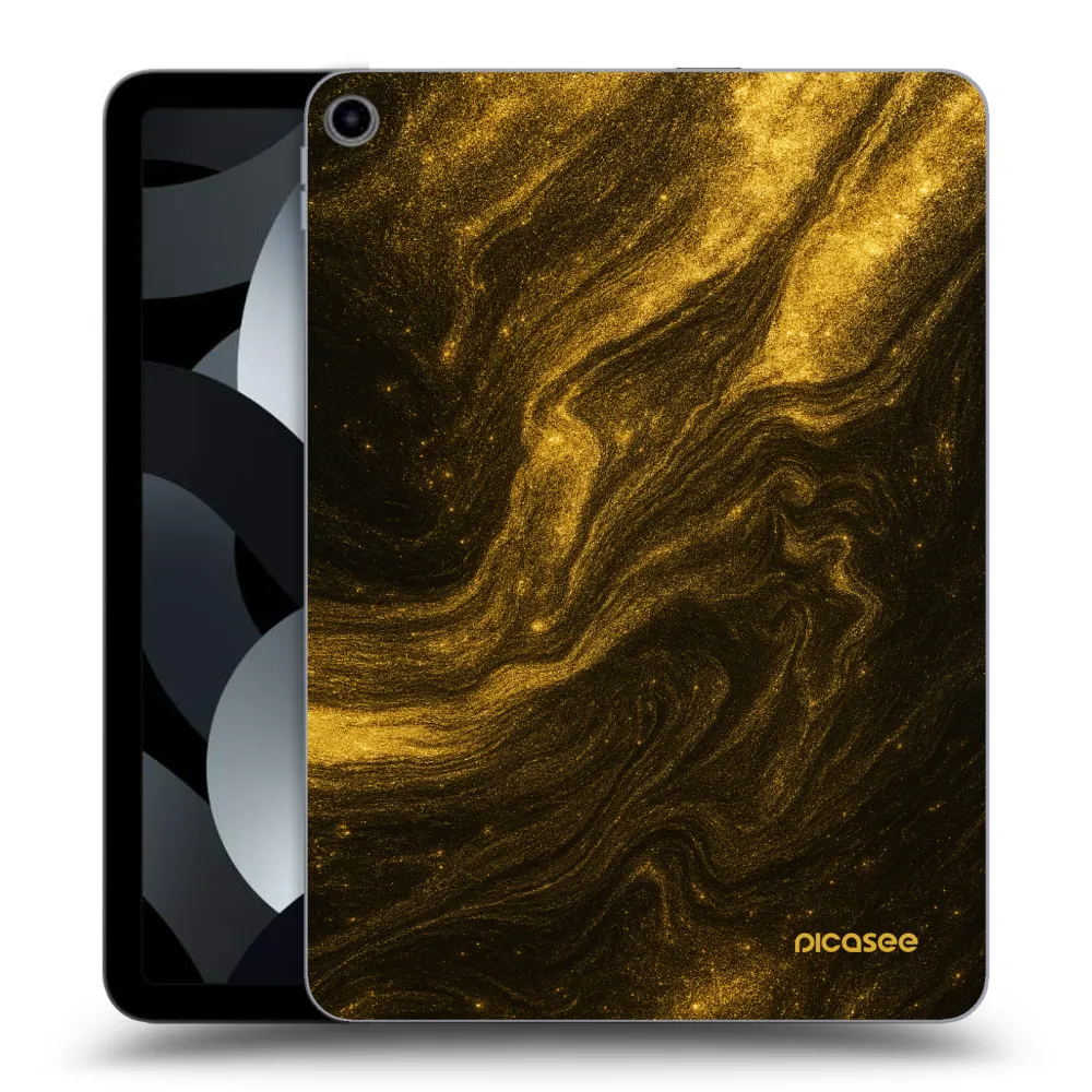 Picasee husă transparentă din silicon pentru Apple iPad Air 5 10.9" 2022 - Black