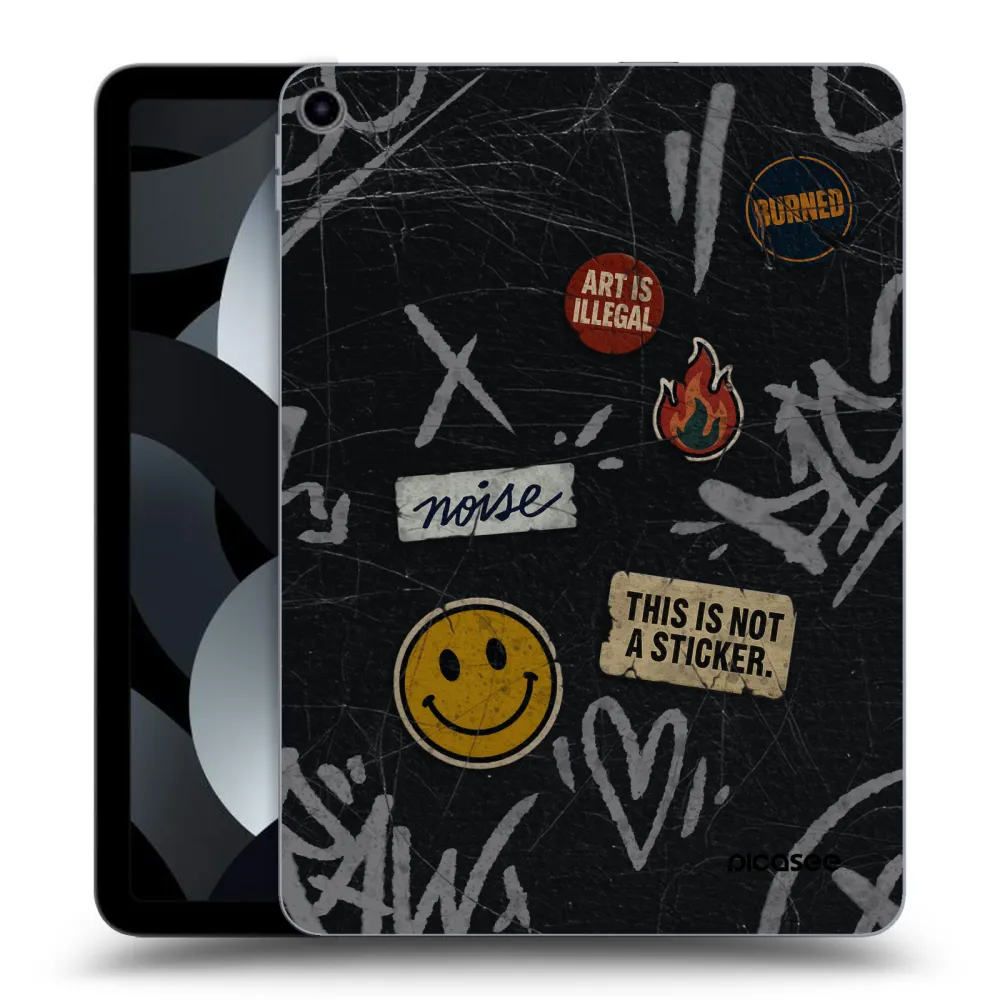 Picasee husă transparentă din silicon pentru Apple iPad Air 5 10.9" 2022 - STICKERS x TAGS