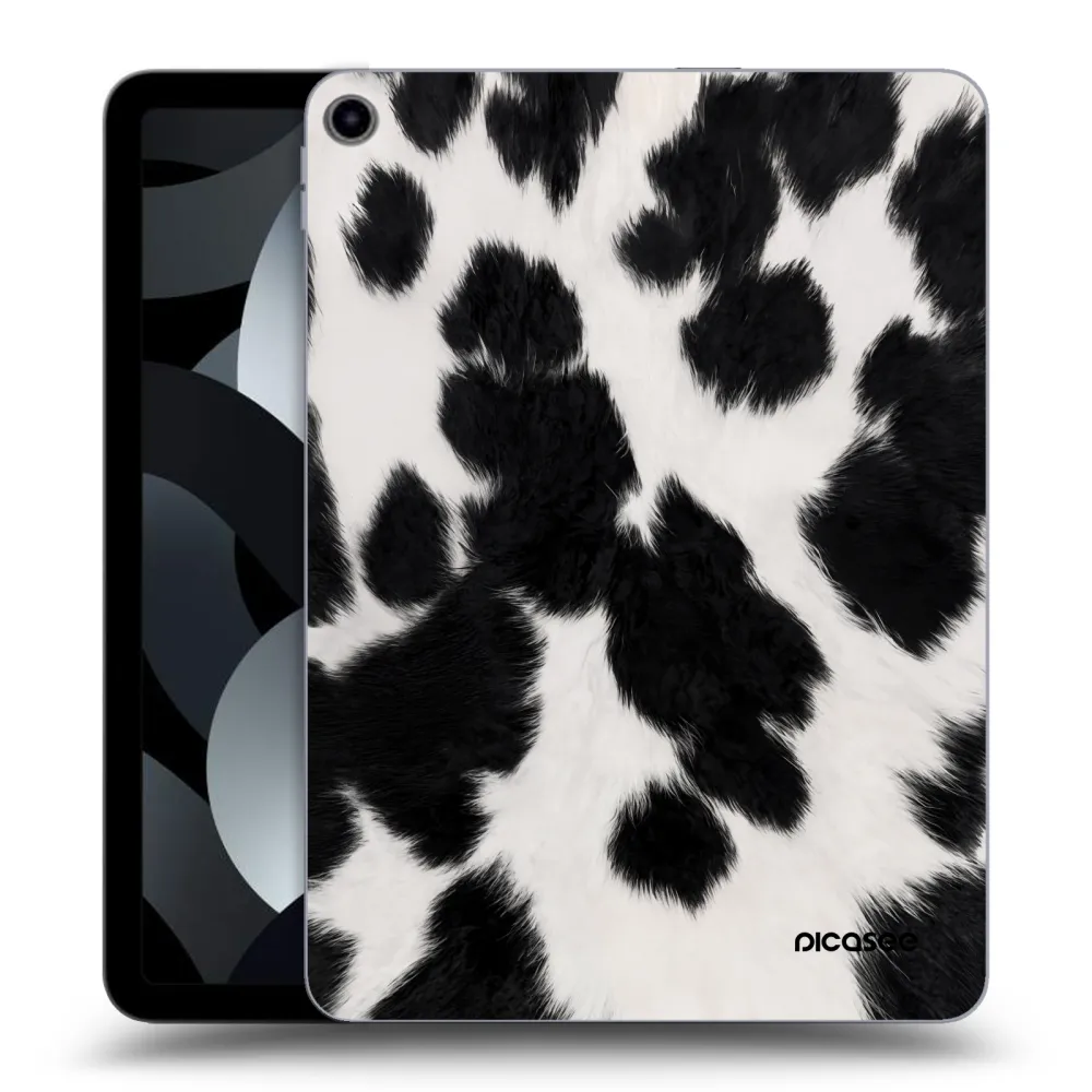 Picasee husă transparentă din silicon pentru Apple iPad Air 5 10.9" 2022 - Black Moo