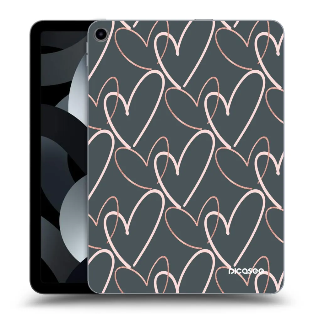 Picasee husă transparentă din silicon pentru Apple iPad Air 5 10.9" 2022 - Lots of love