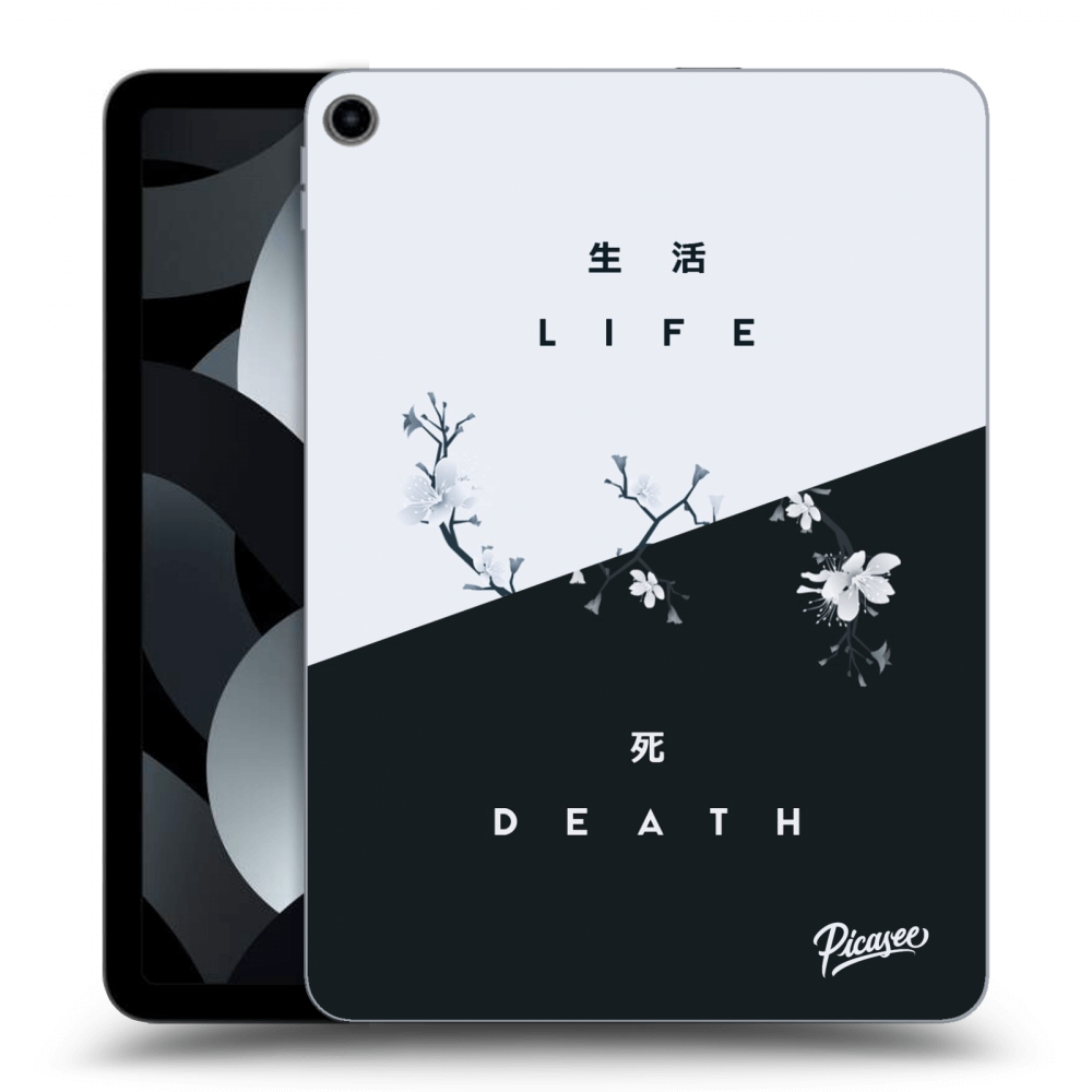 Picasee husă neagră din silicon pentru Apple iPad Air 5 10.9" 2022 - Life - Death