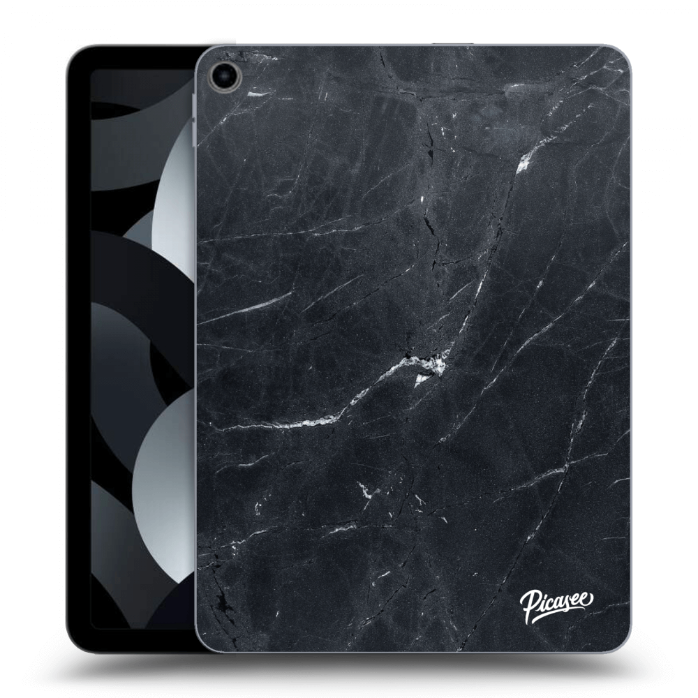 Picasee husă transparentă din silicon pentru Apple iPad Air 5 10.9" 2022 - Black marble