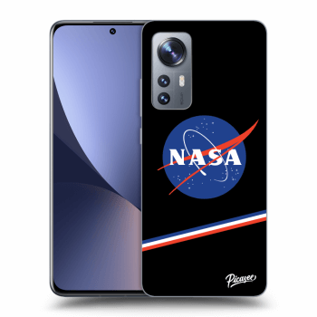 Picasee husă neagră din silicon pentru Xiaomi 12 - NASA Original
