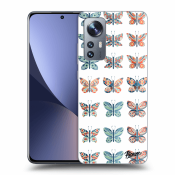 Picasee husă transparentă din silicon pentru Xiaomi 12 - Butterflies
