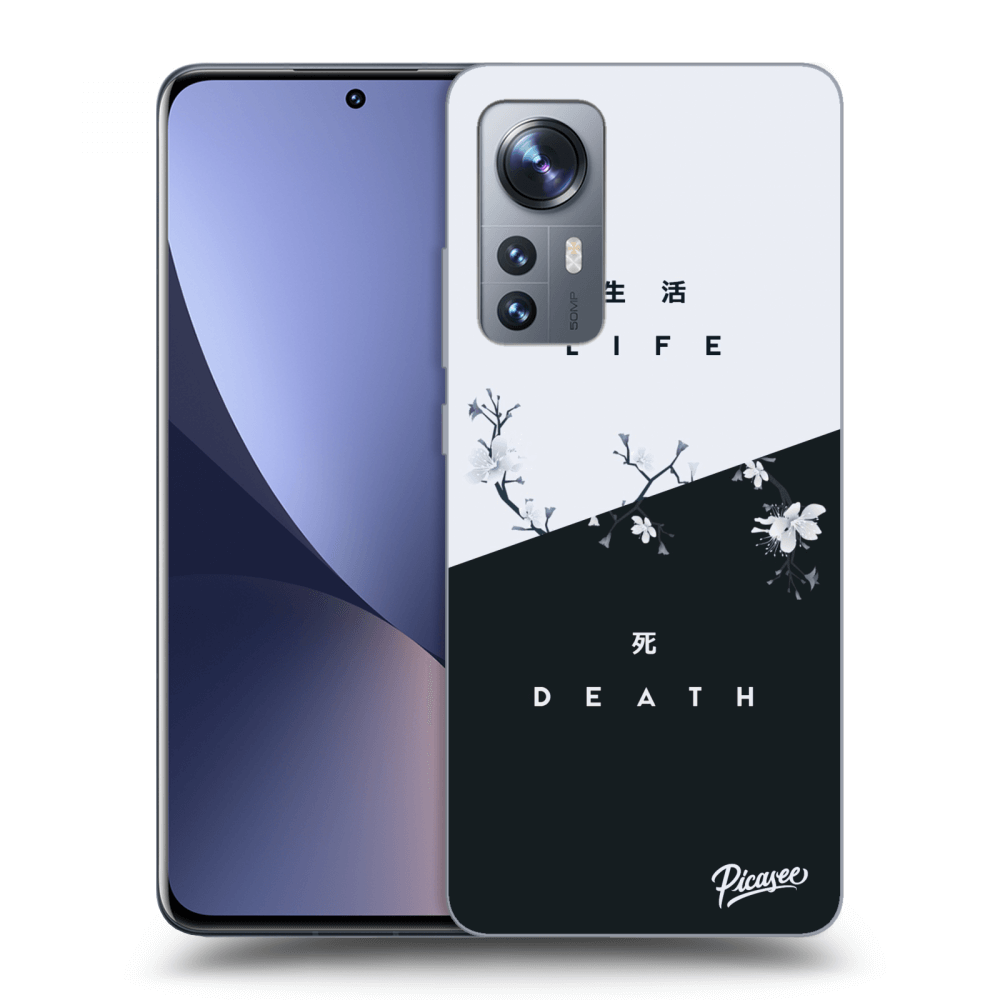 Picasee husă neagră din silicon pentru Xiaomi 12 - Life - Death