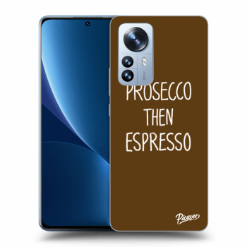 Picasee husă neagră din silicon pentru Xiaomi 12 Pro - Prosecco then espresso