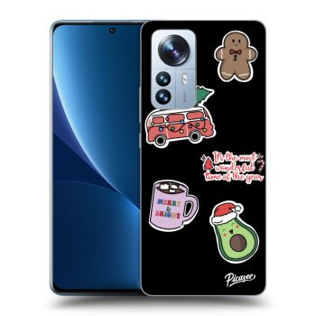 Husă pentru Xiaomi 12 Pro - Christmas Stickers