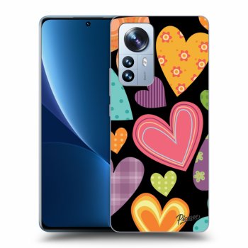 Husă pentru Xiaomi 12 Pro - Colored heart