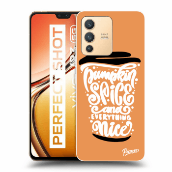 Husă pentru Vivo V23 5G - Pumpkin coffee