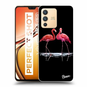 Husă pentru Vivo V23 5G - Flamingos couple