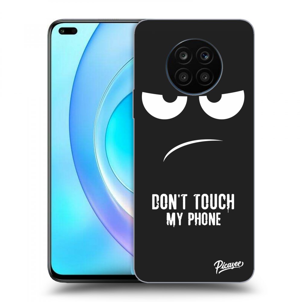 Picasee husă neagră din silicon pentru Honor 50 Lite - Don't Touch My Phone