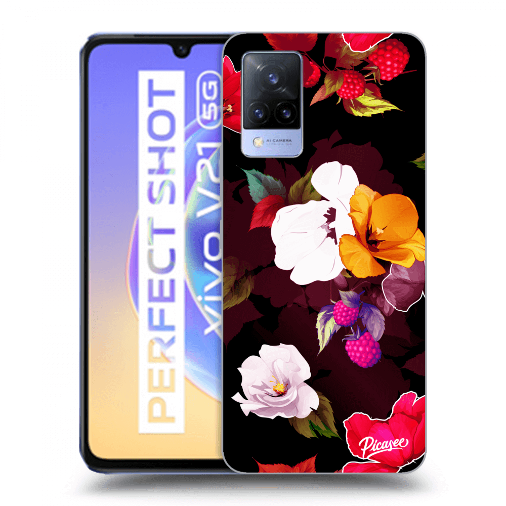 Picasee ULTIMATE CASE pentru Vivo V21 5G - Flowers and Berries