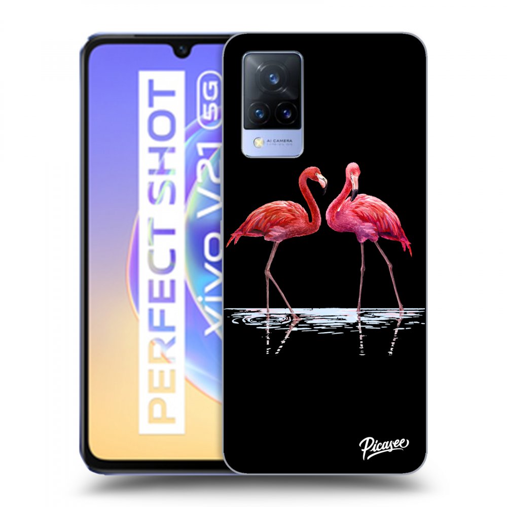 Picasee ULTIMATE CASE pentru Vivo V21 5G - Flamingos couple