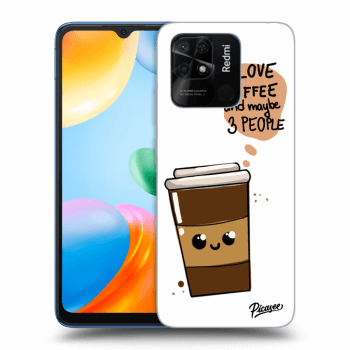 Picasee husă neagră din silicon pentru Xiaomi Redmi 10C - Cute coffee