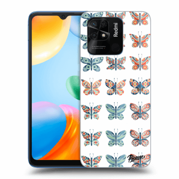 Picasee husă transparentă din silicon pentru Xiaomi Redmi 10C - Butterflies