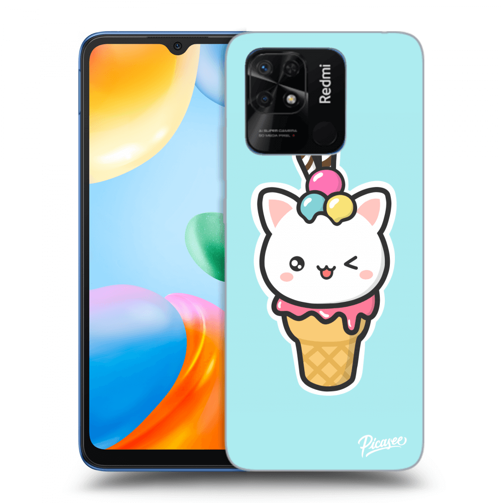 Picasee ULTIMATE CASE pentru Xiaomi Redmi 10C - Ice Cream Cat