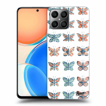 Picasee husă transparentă din silicon pentru Honor X8 - Butterflies