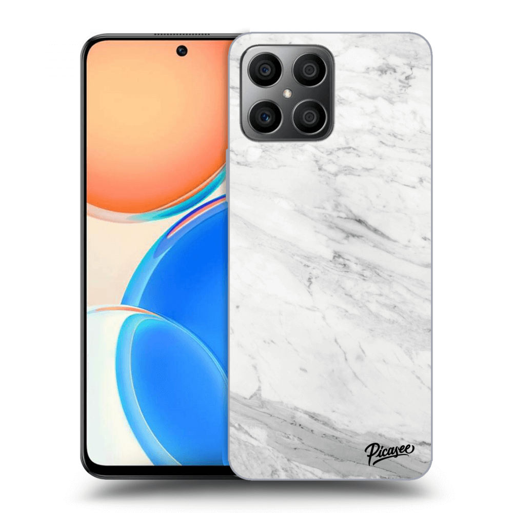 Picasee ULTIMATE CASE pentru Honor X8 - White marble