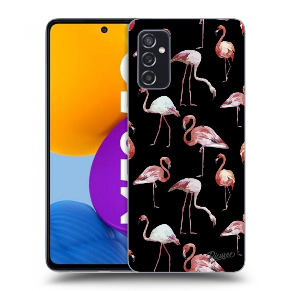 Picasee ULTIMATE CASE pentru Samsung Galaxy M52 5G - Flamingos