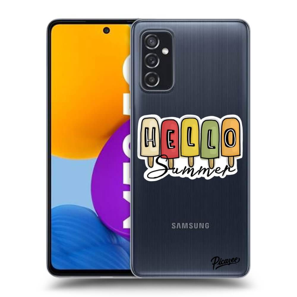 Picasee husă transparentă din silicon pentru Samsung Galaxy M52 5G - Ice Cream