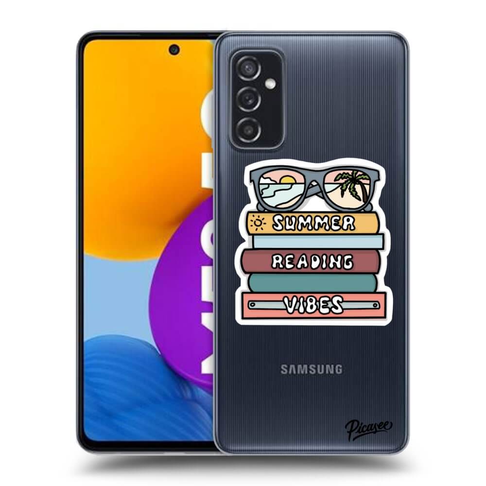 Picasee husă transparentă din silicon pentru Samsung Galaxy M52 5G - Summer reading vibes