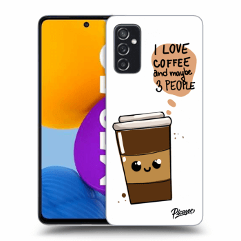 Husă pentru Samsung Galaxy M52 5G - Cute coffee