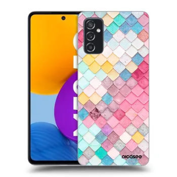 Picasee husă neagră din silicon pentru Samsung Galaxy M52 5G - Colorful roof