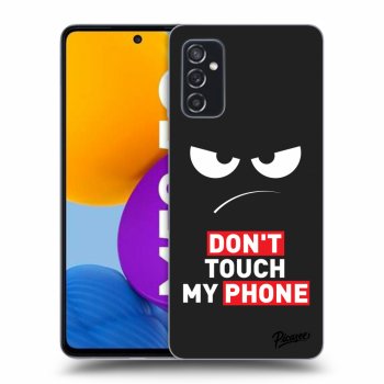 Picasee husă neagră din silicon pentru Samsung Galaxy M52 5G - Angry Eyes - Transparent
