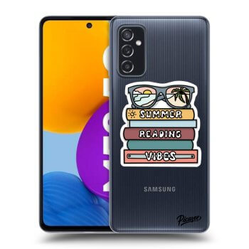 Picasee husă neagră din silicon pentru Samsung Galaxy M52 5G - Summer reading vibes