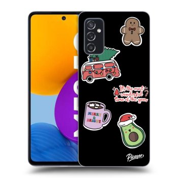 Husă pentru Samsung Galaxy M52 5G - Christmas Stickers