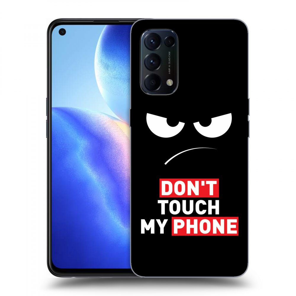 Picasee ULTIMATE CASE pentru OPPO Reno 5 5G - Angry Eyes - Transparent