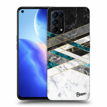 Husă pentru OPPO Reno 5 5G - Black & White geometry