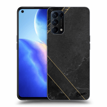 Husă pentru OPPO Reno 5 5G - Black tile