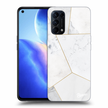 Husă pentru OPPO Reno 5 5G - White tile